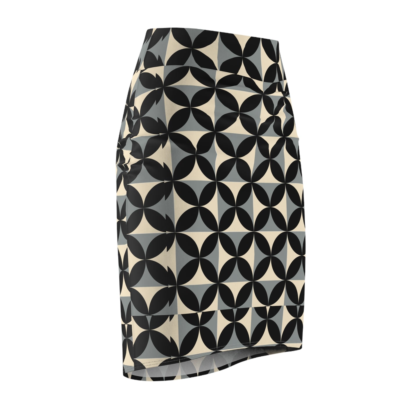 360 Lifestyle Women's Pencil Skirt Dami Fleur pattern