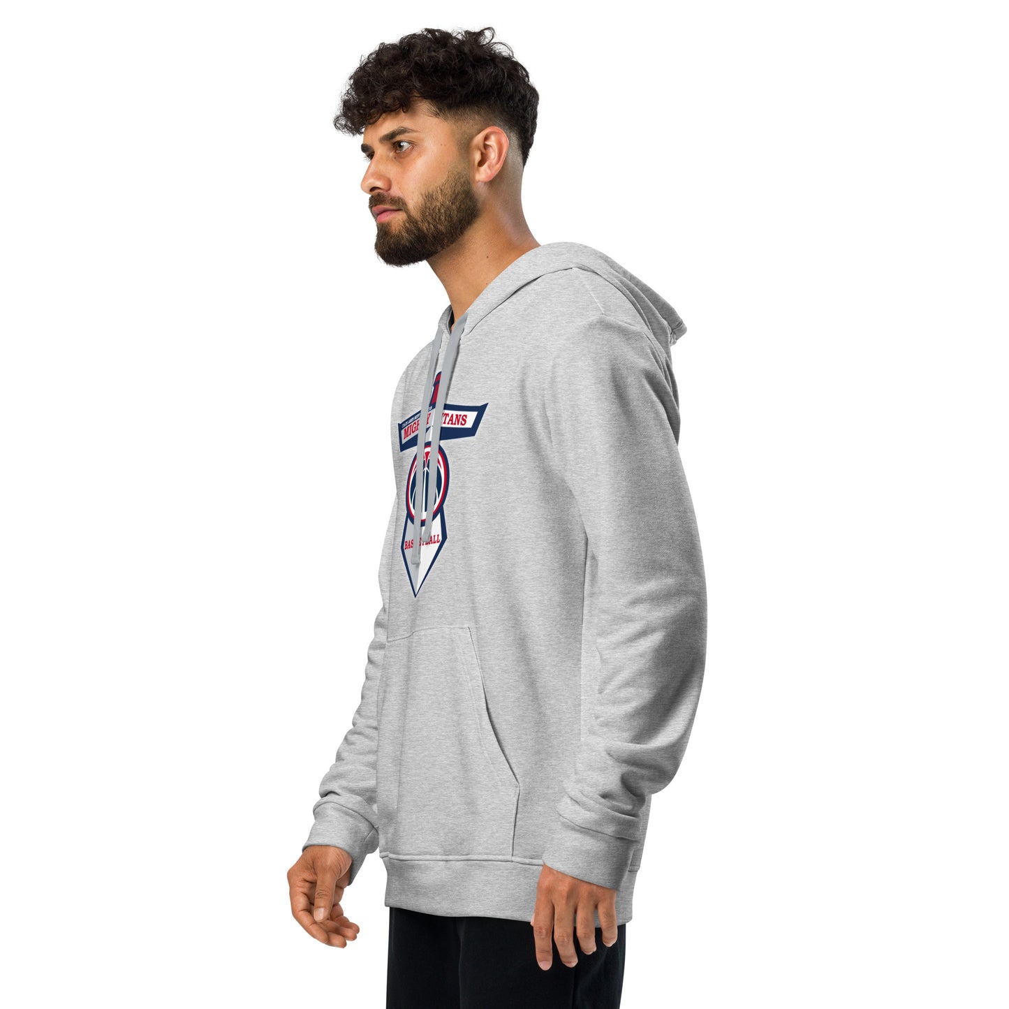 Titan's large logo adidas fleece hoodie