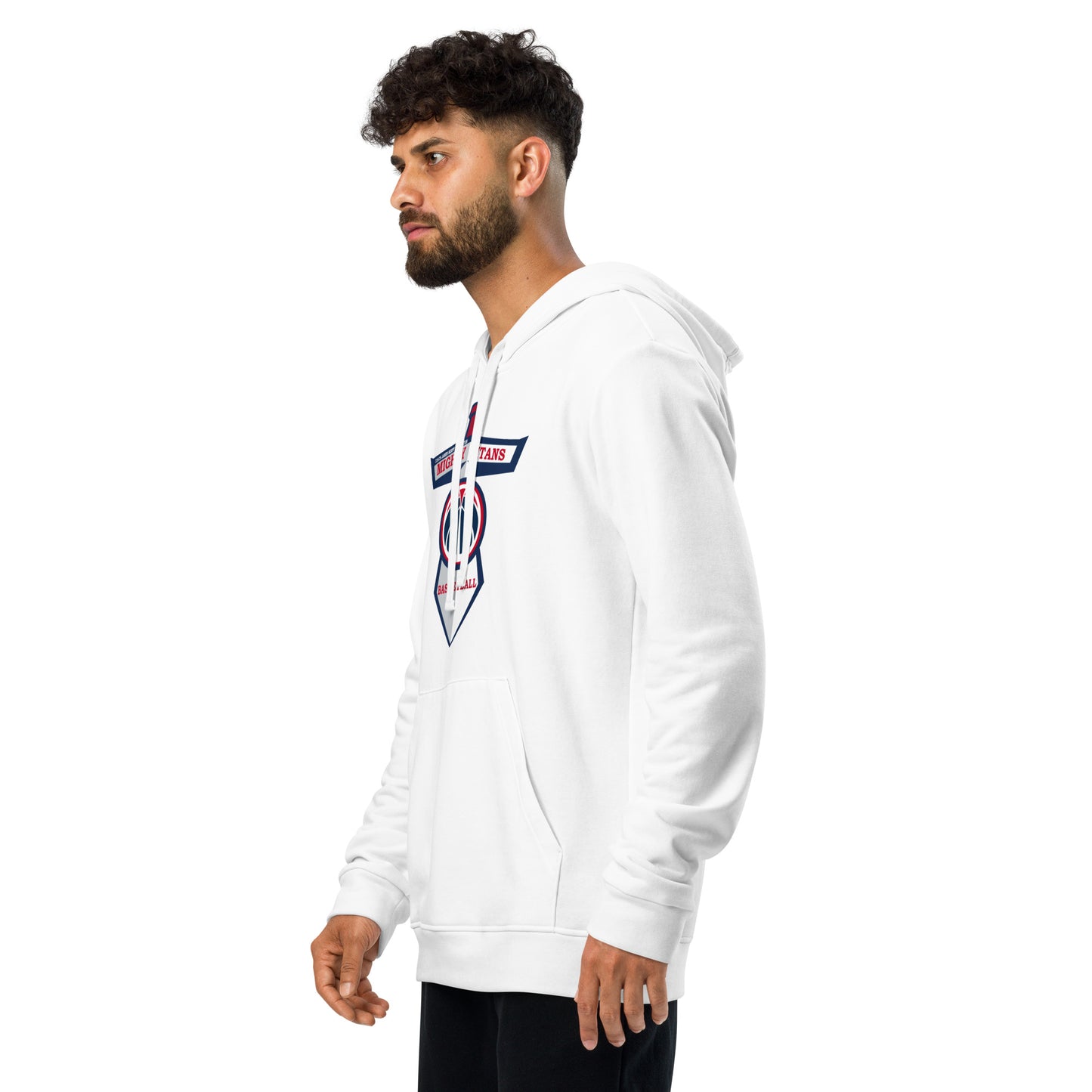 Titan's large logo adidas fleece hoodie