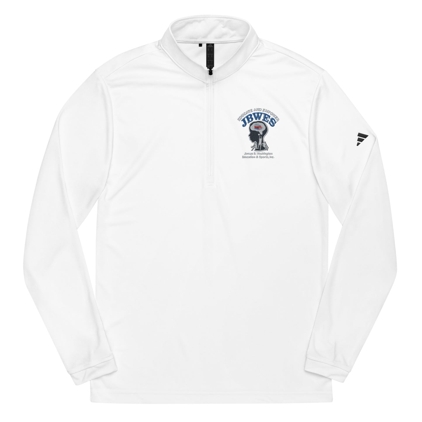 JBWES Embroidered Adidas Quarter zip pullover