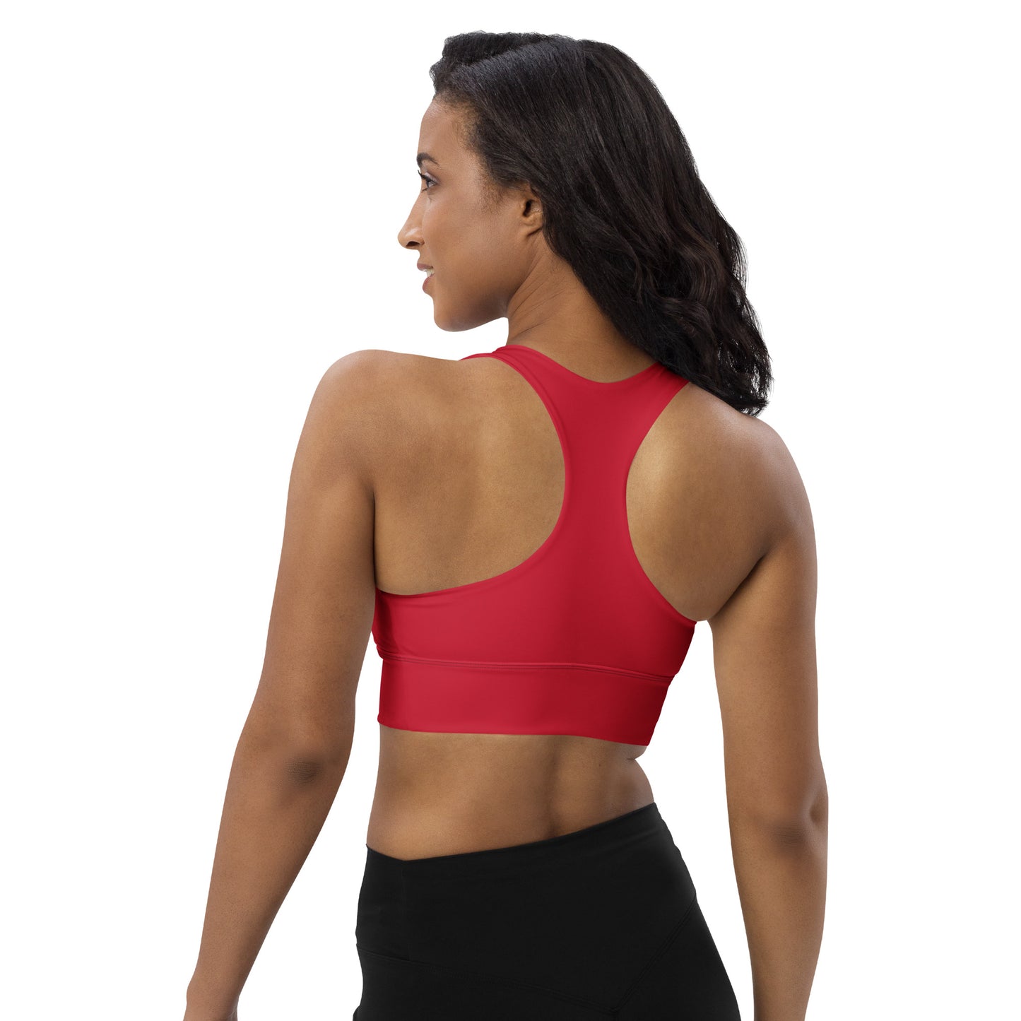 360 Lifestyle Longline sports bra Solid Red