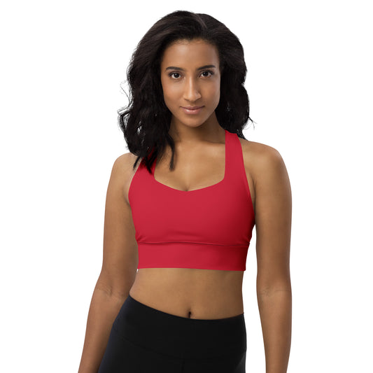 360 Lifestyle Longline sports bra Solid Red