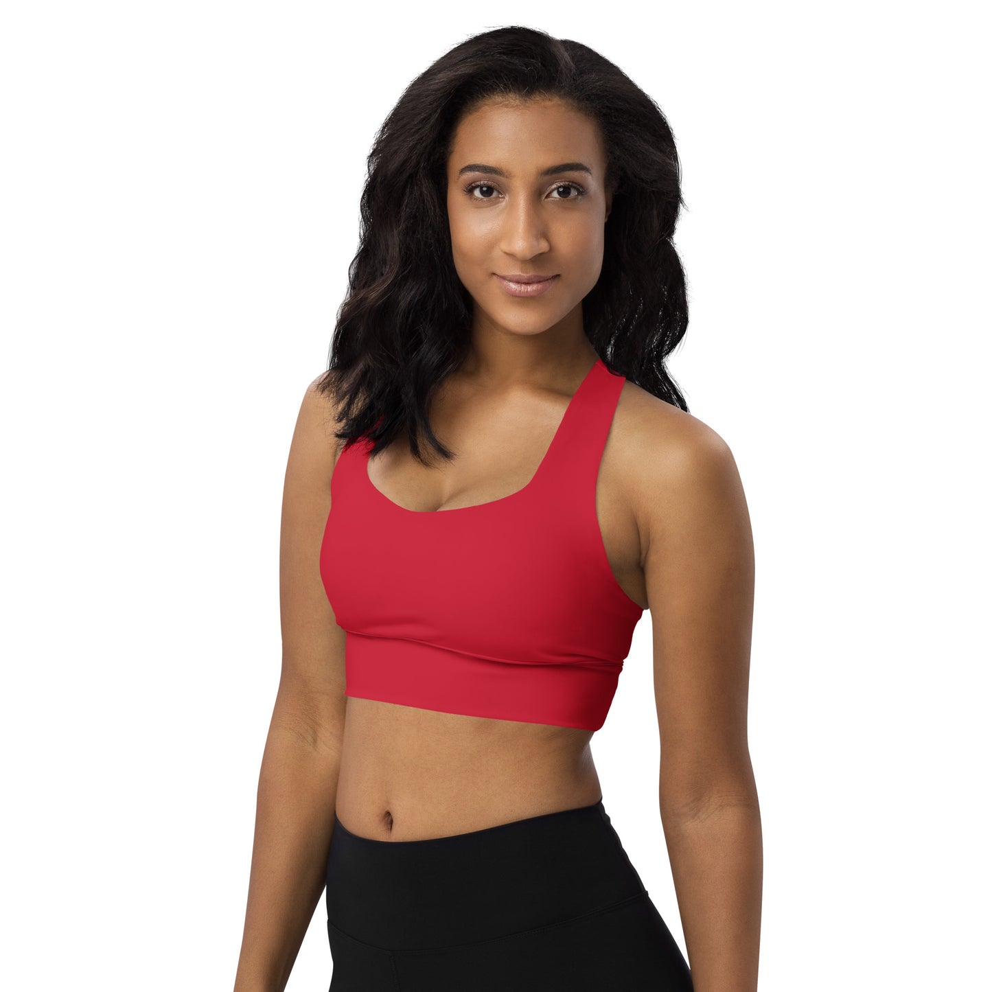 360 Lifestyle Longline sports bra Solid Red