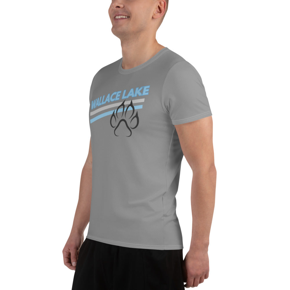 Wallace Lake Men's All-Over Print Men's Athletic T-shirt