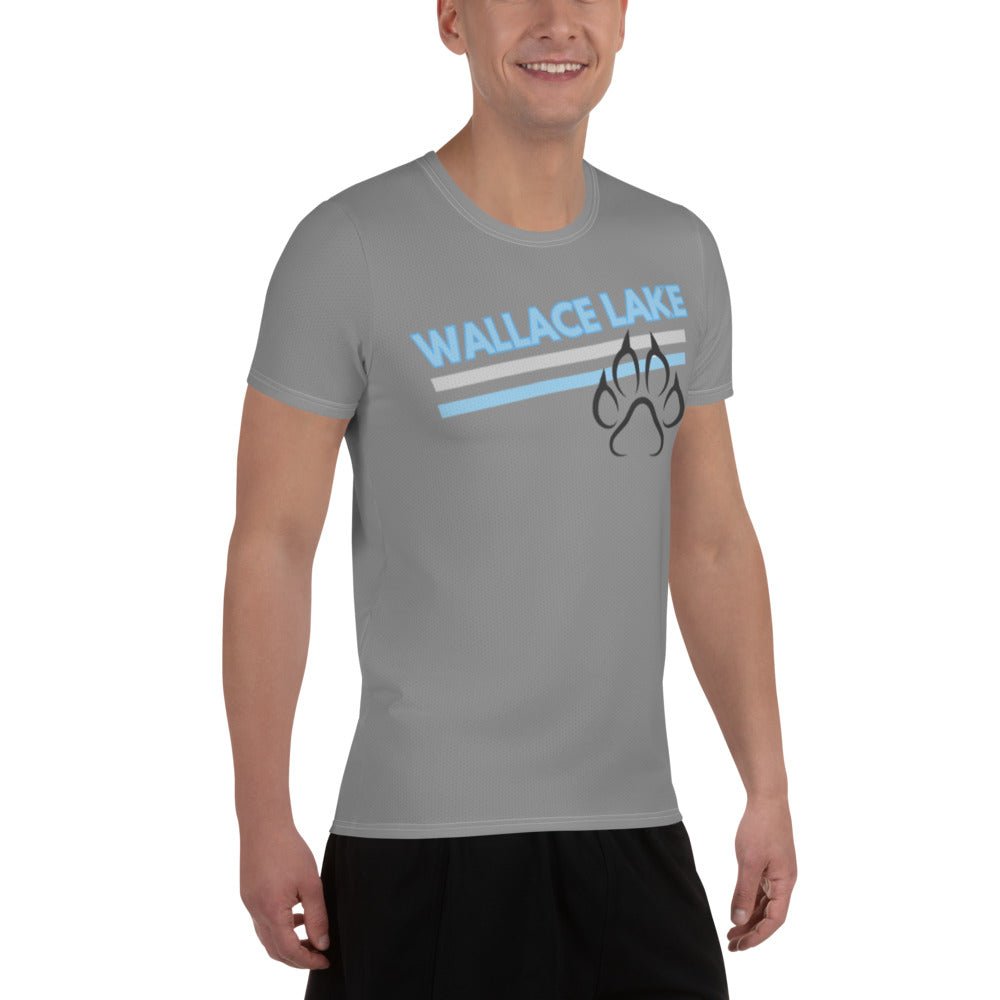 Wallace Lake Men's All-Over Print Men's Athletic T-shirt