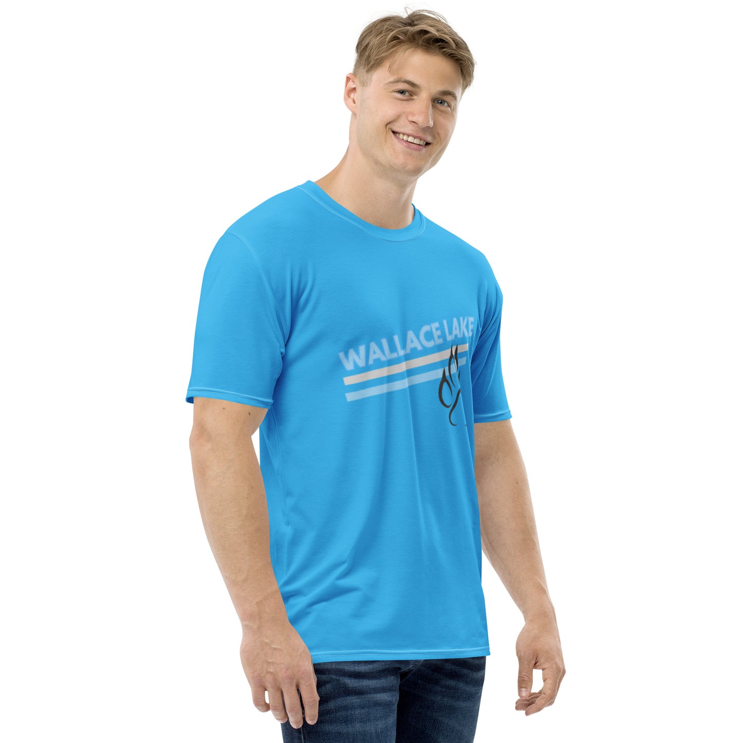 Wallace Lake Adult Men's Shirt Turquoise