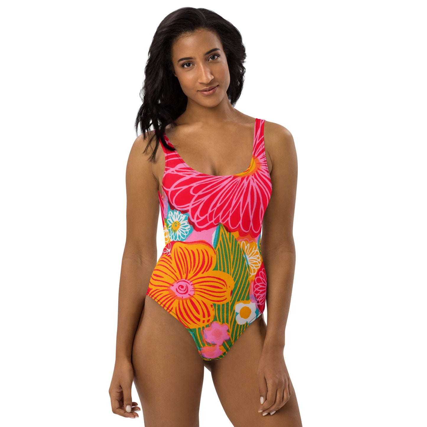 360 Lifestyle One-Piece Swimsuit hot floral print