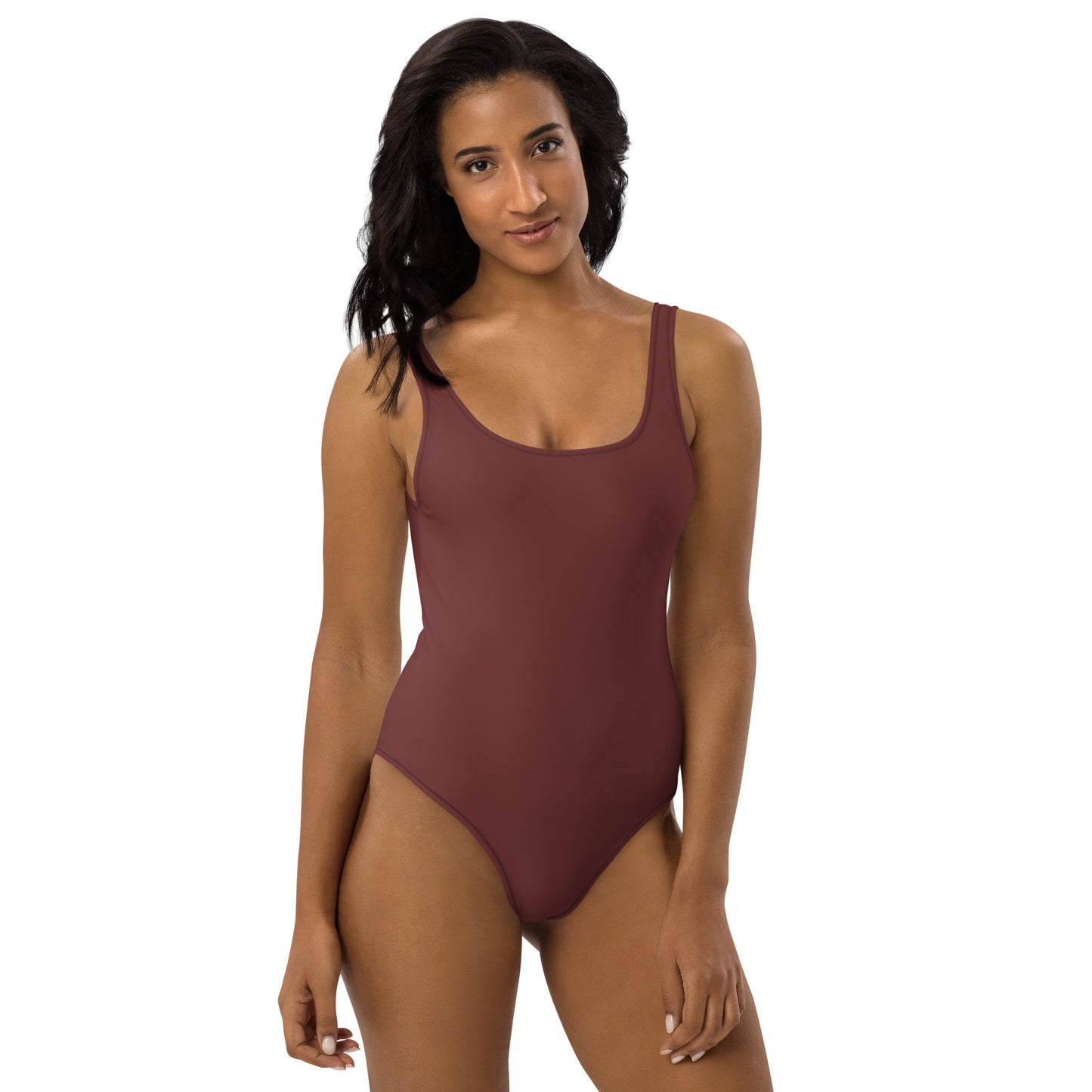 360 Lifestyle One-Piece Swimsuit in Solid Auburn