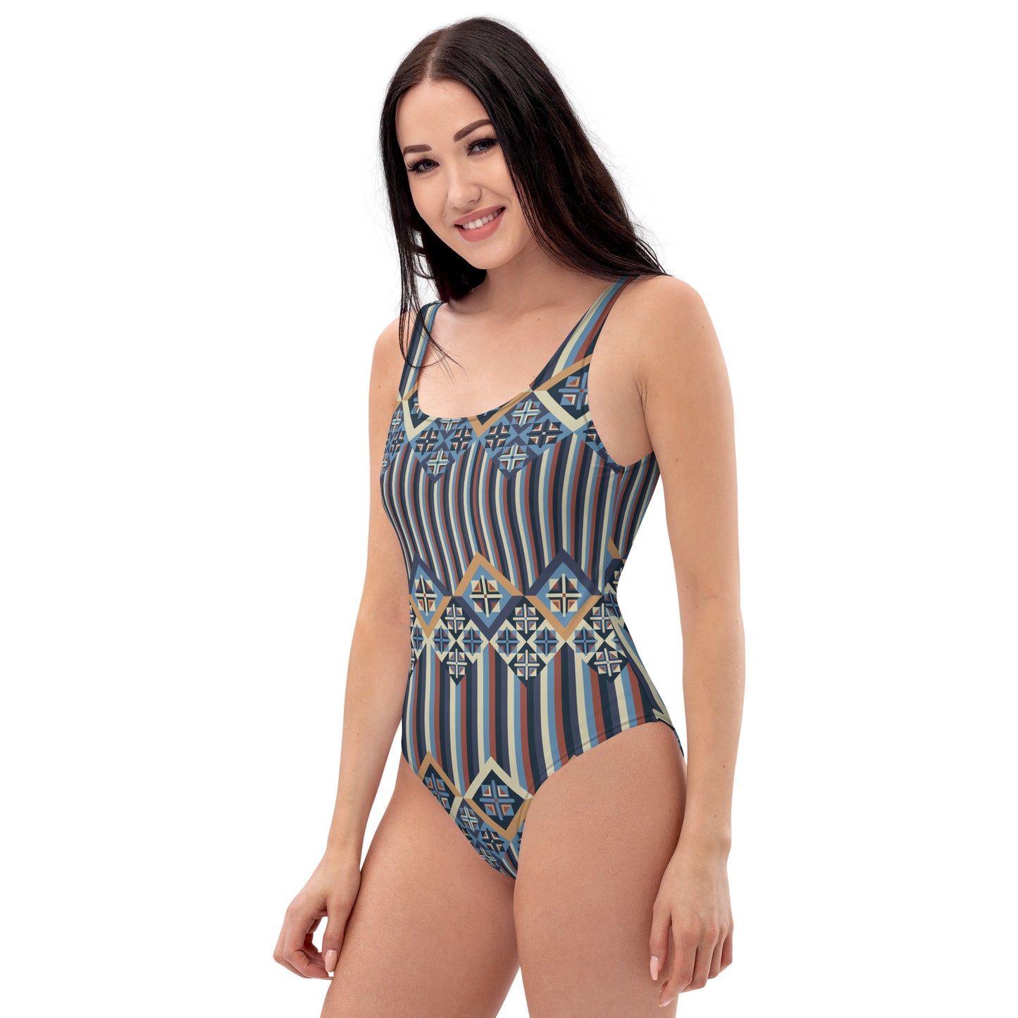 360 Lifestyle One-Piece Swimsuit 1930 print