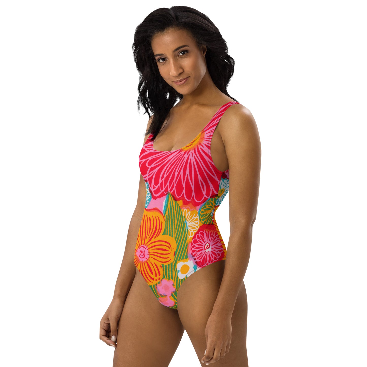 360 Lifestyle One-Piece Swimsuit hot floral print