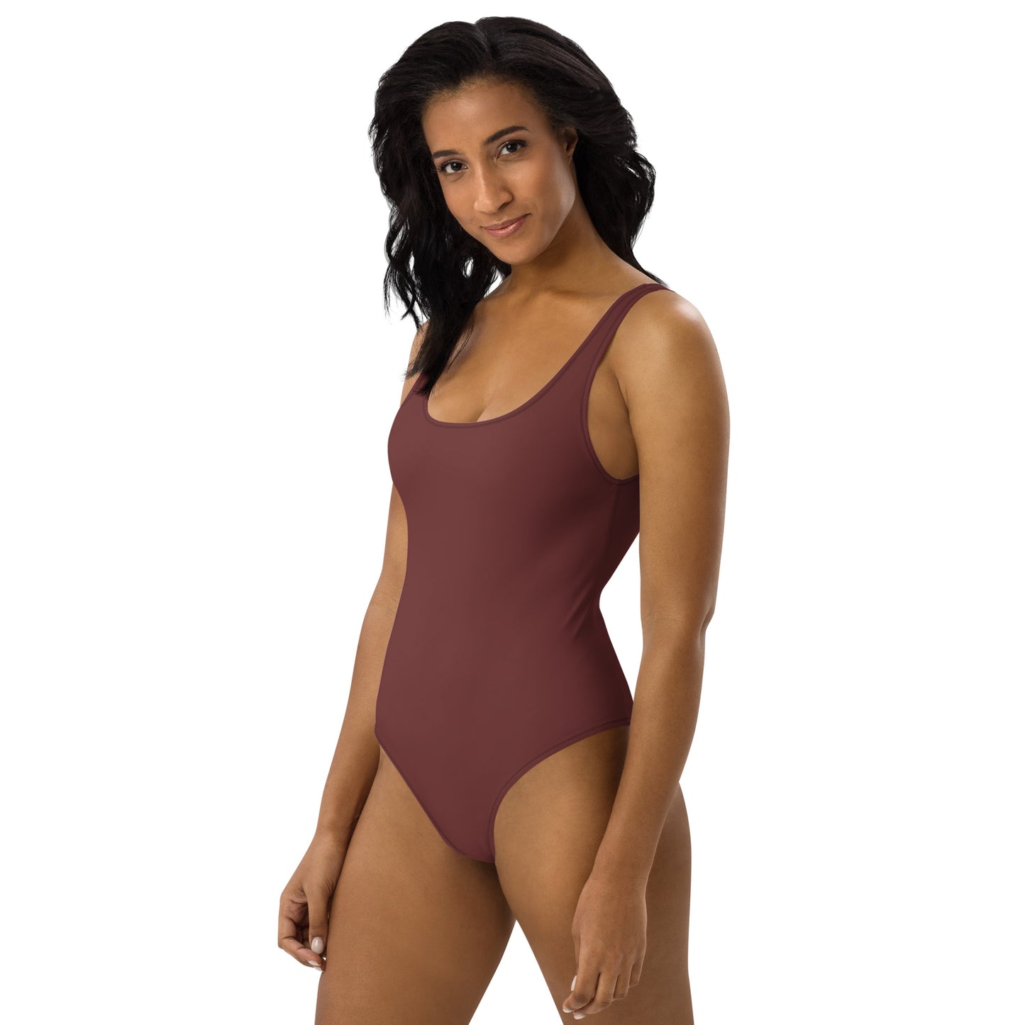 360 Lifestyle One-Piece Swimsuit in Solid Auburn