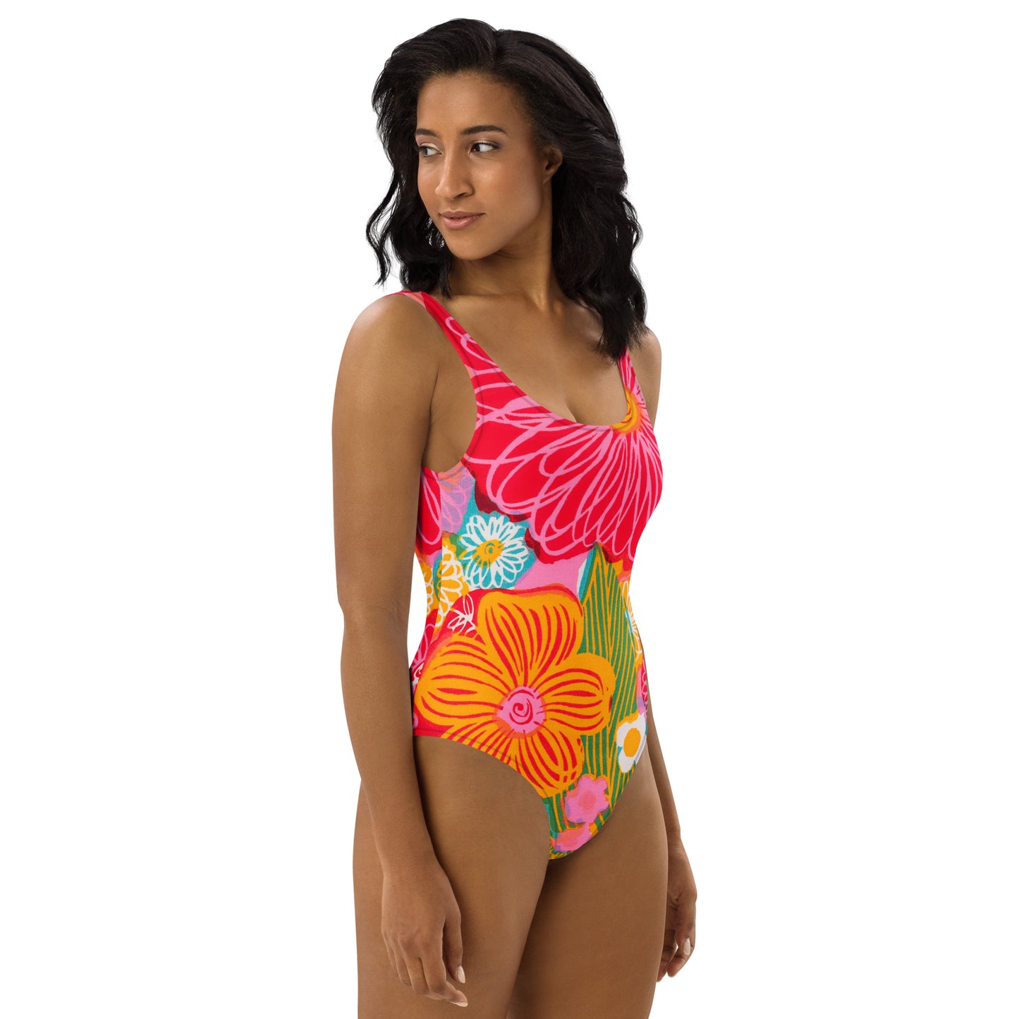 360 Lifestyle One-Piece Swimsuit hot floral print