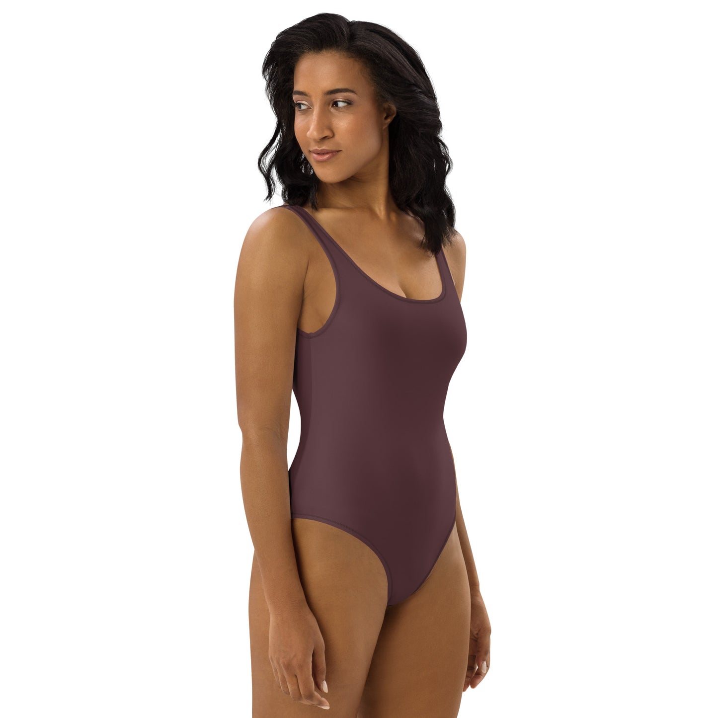 360 Lifestyle One-Piece Swimsuit in Solid Cab Sav