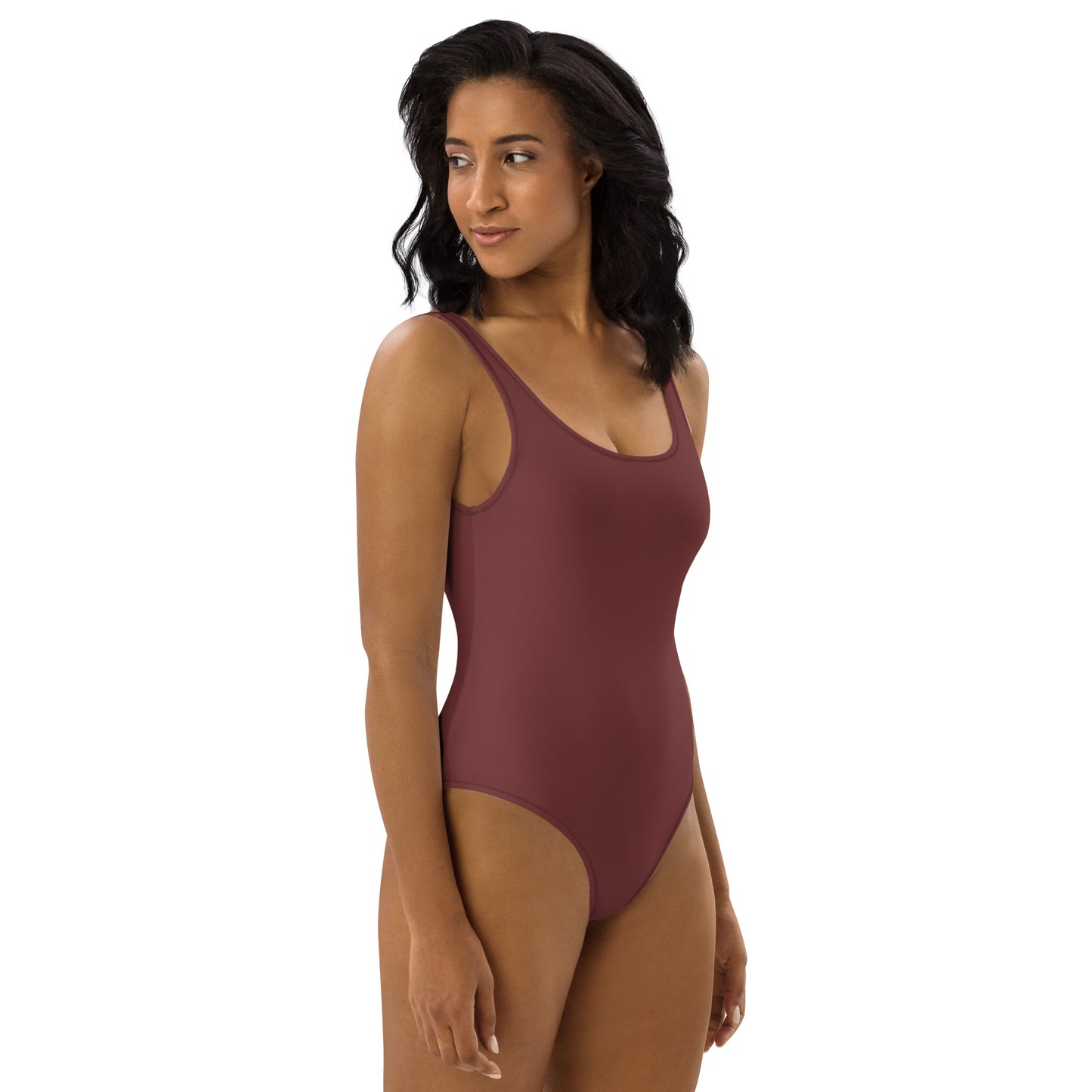 360 Lifestyle One-Piece Swimsuit in Solid Auburn