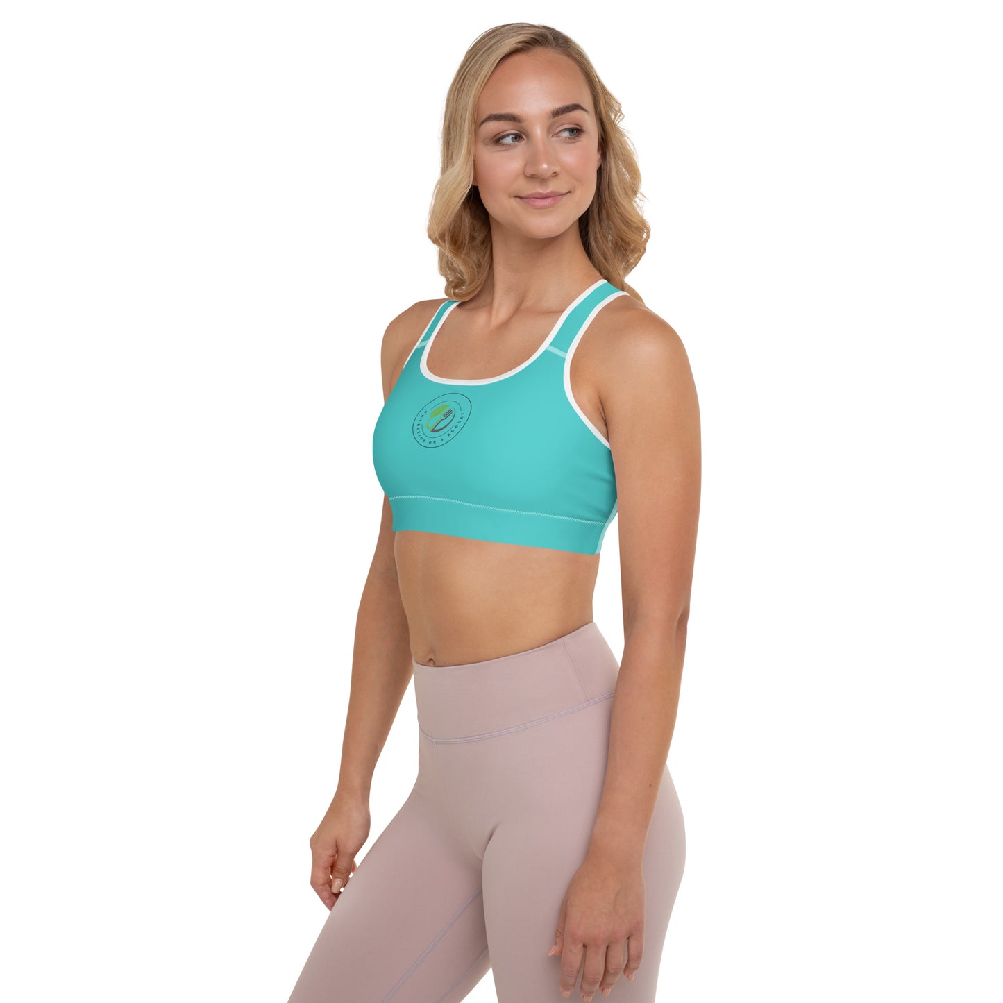 NOAB Padded Sports Bra Dark Turquoise