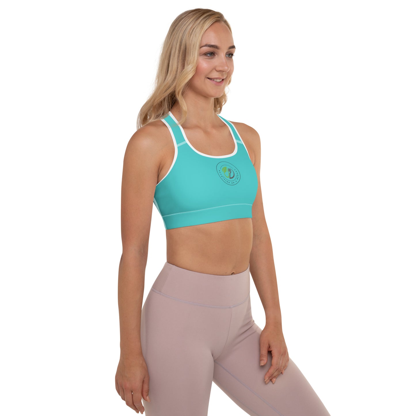 NOAB Padded Sports Bra Dark Turquoise