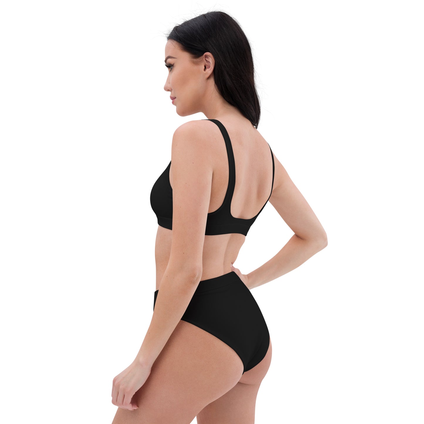 360 Lifestyle high-waisted bikini Solid Black