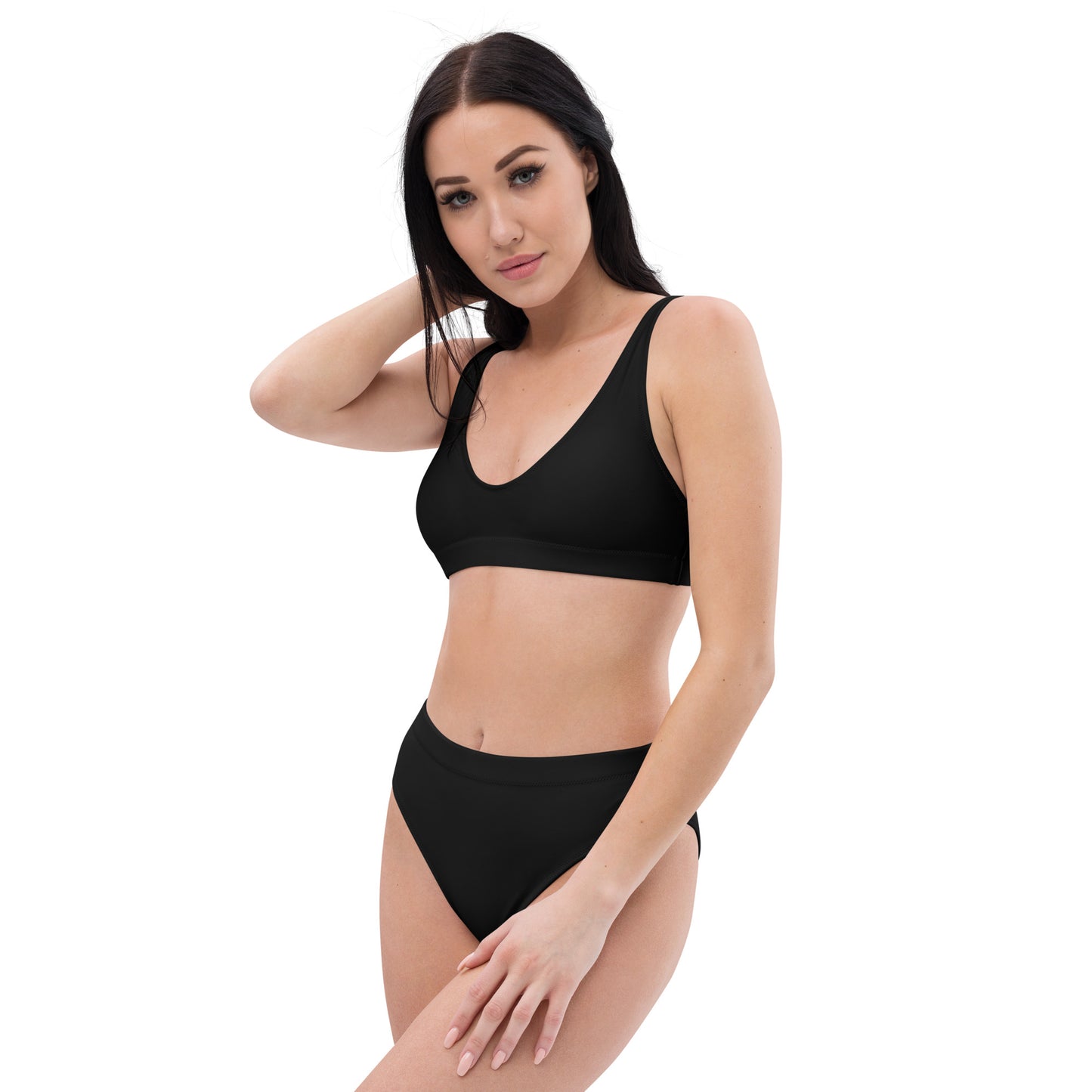 360 Lifestyle high-waisted bikini Solid Black