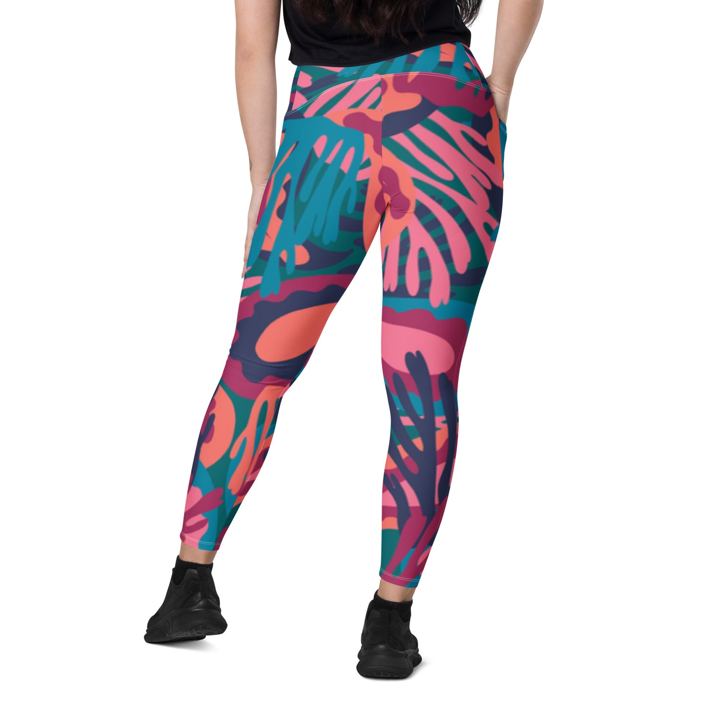 360 Lifestyle Leggings with pockets UPF 50+ florida fun print