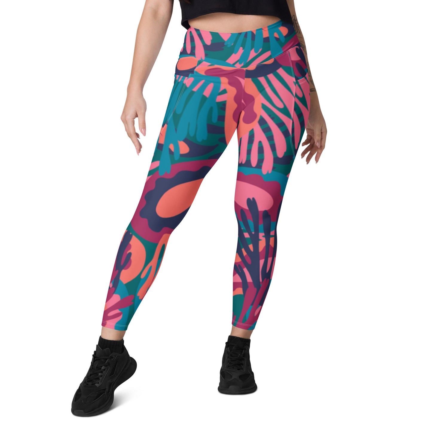 360 Lifestyle Leggings with pockets UPF 50+ florida fun print