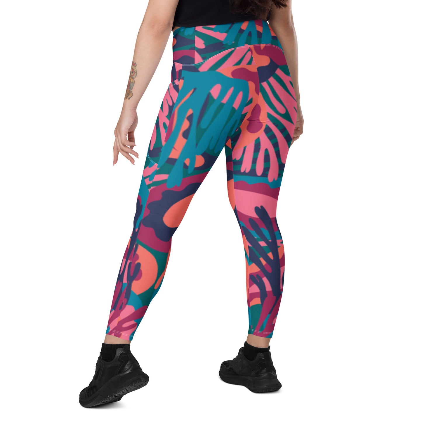 360 Lifestyle Leggings with pockets UPF 50+ florida fun print