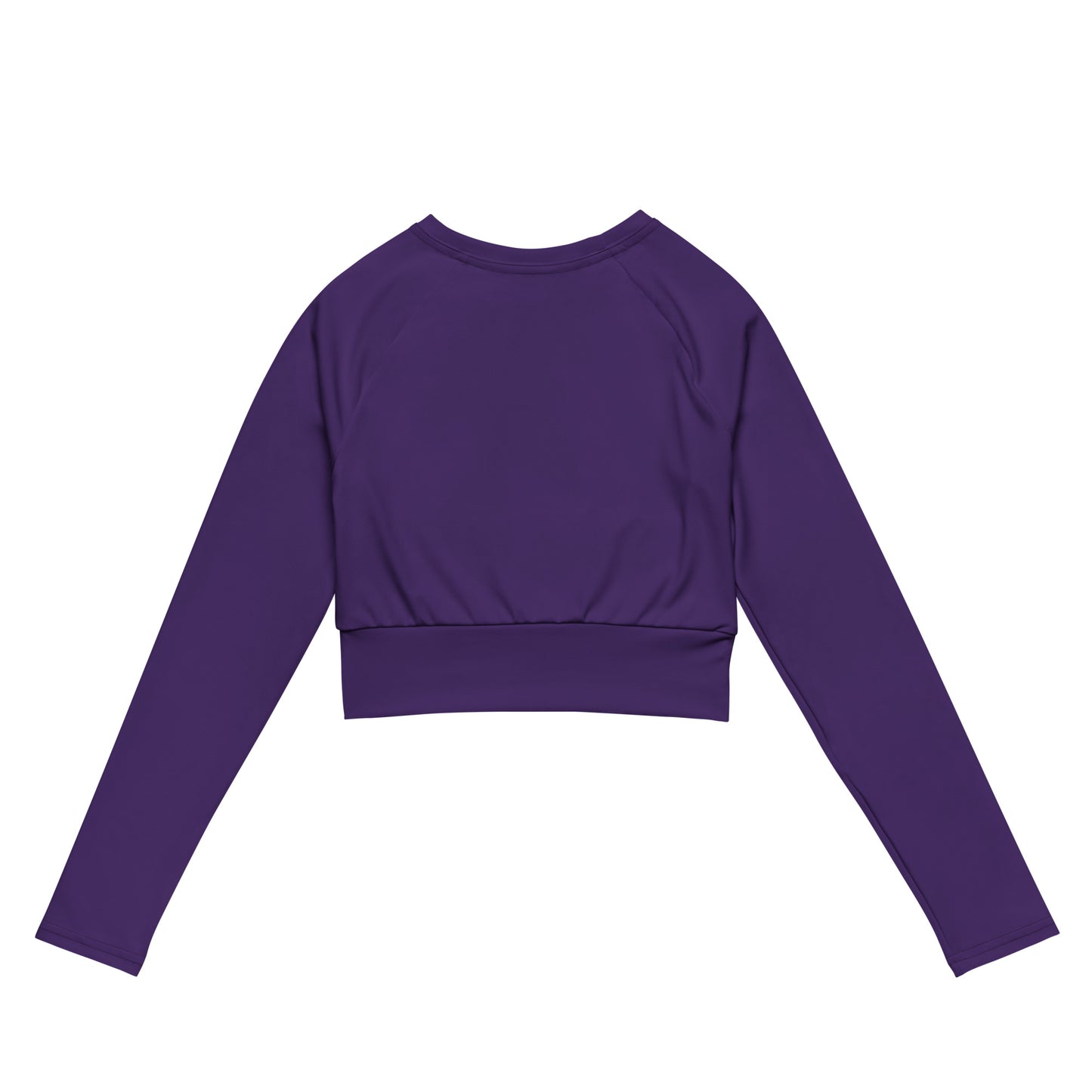 360 Lifestyle long-sleeve crop top UPF 50+ in Solid Purple