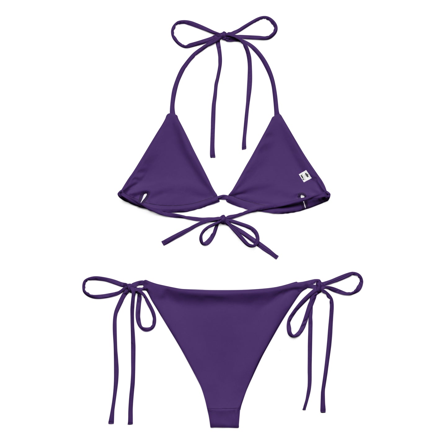 360 Lifestyle string bikini in Solid Purple