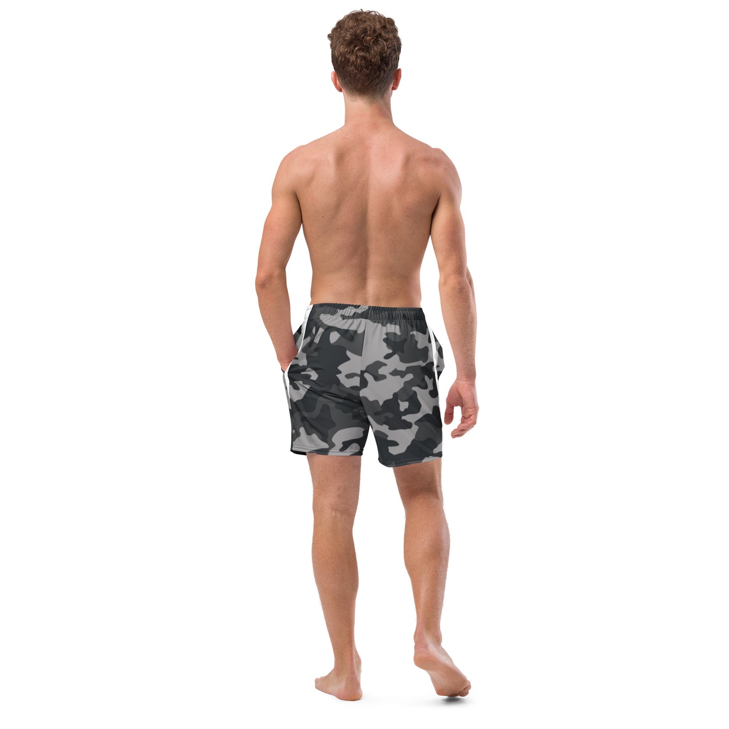 360 Lifestyle Man swim trunks Gray Camo