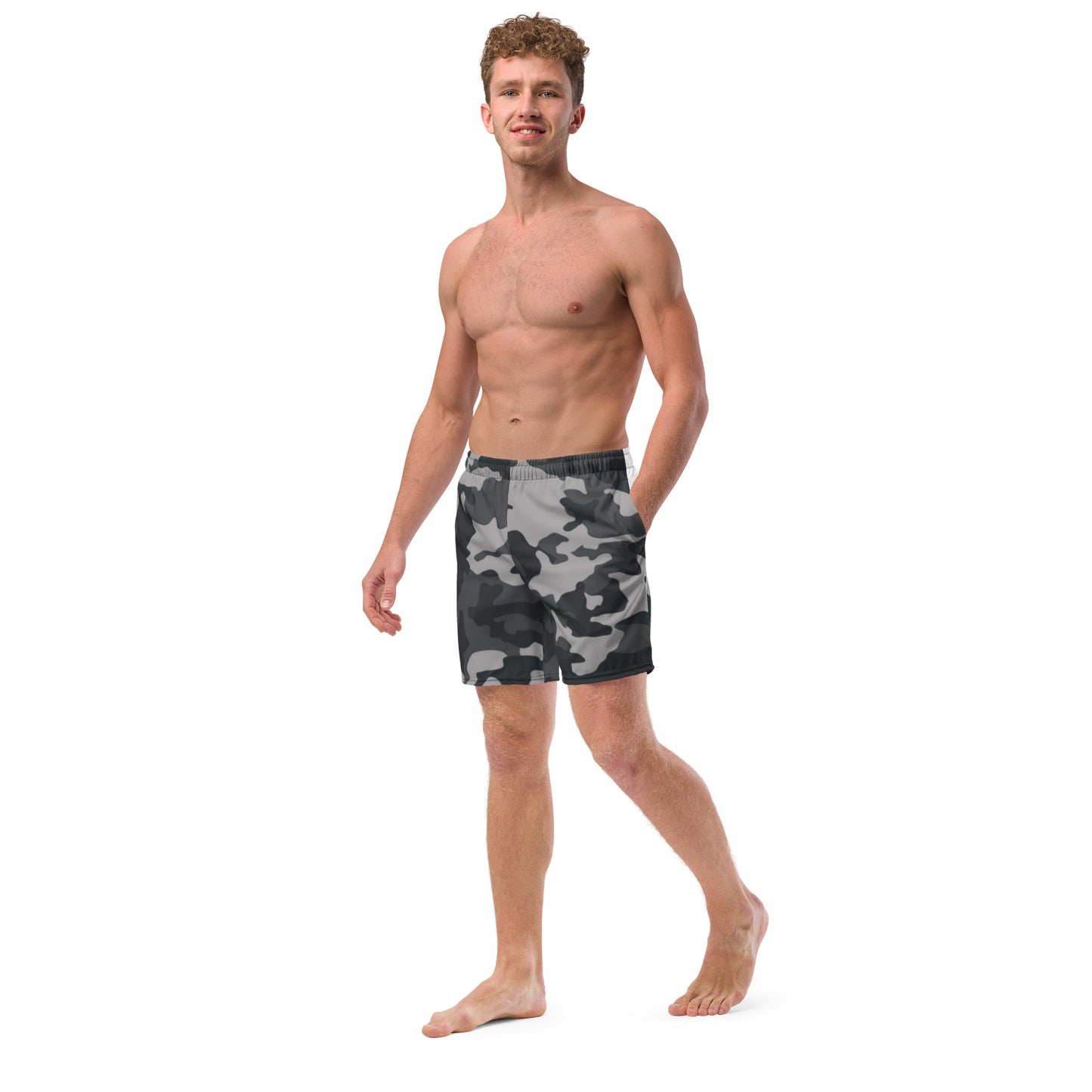 360 Lifestyle Man swim trunks Gray Camo