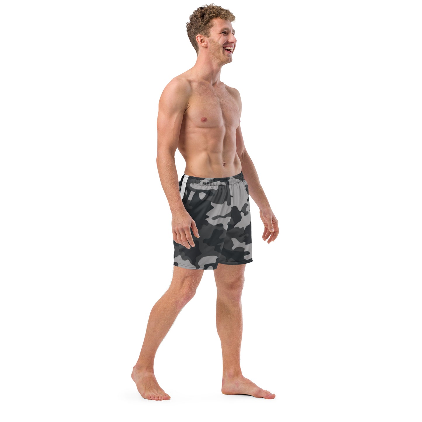 360 Lifestyle Man swim trunks Gray Camo