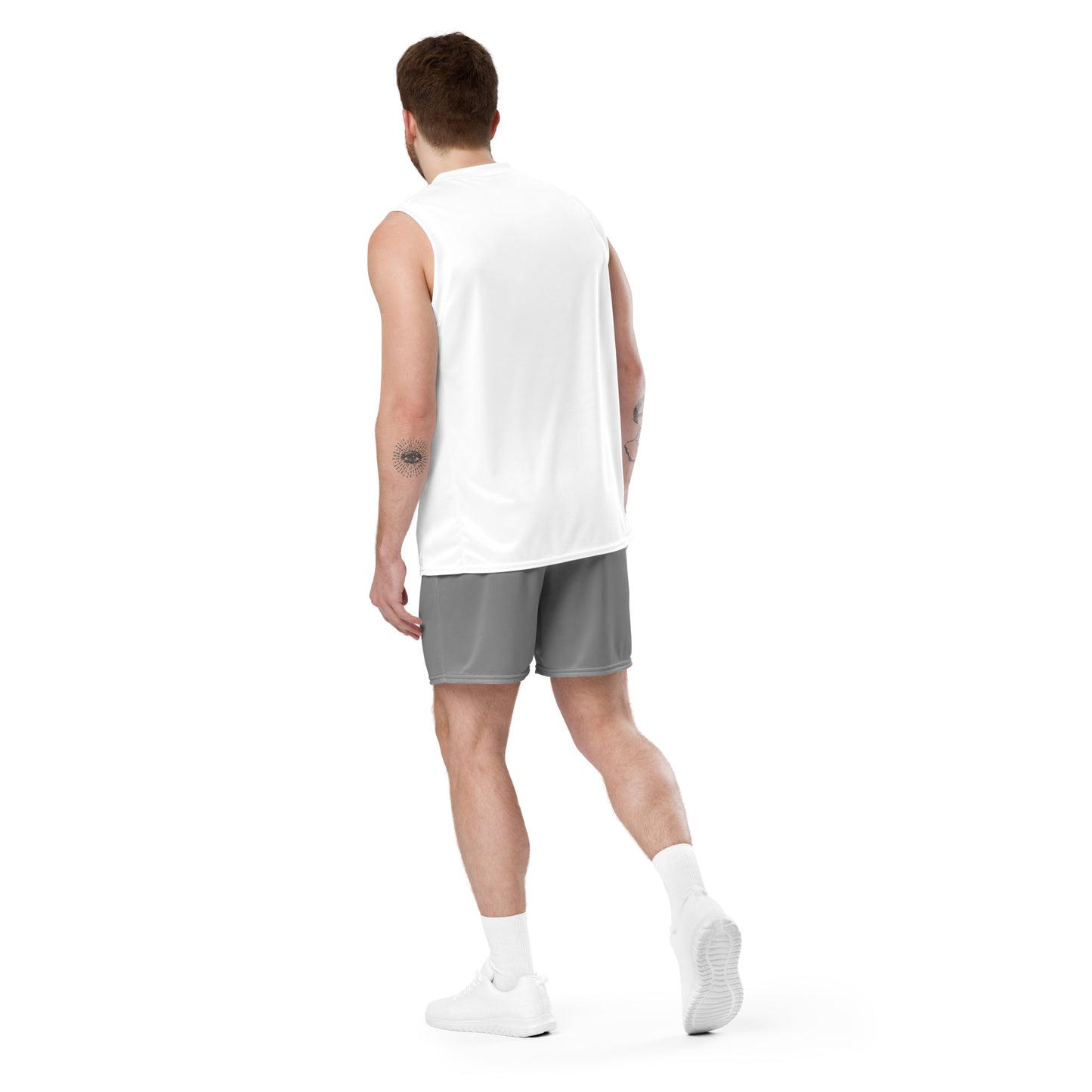 360 Size Up Gray mesh shorts