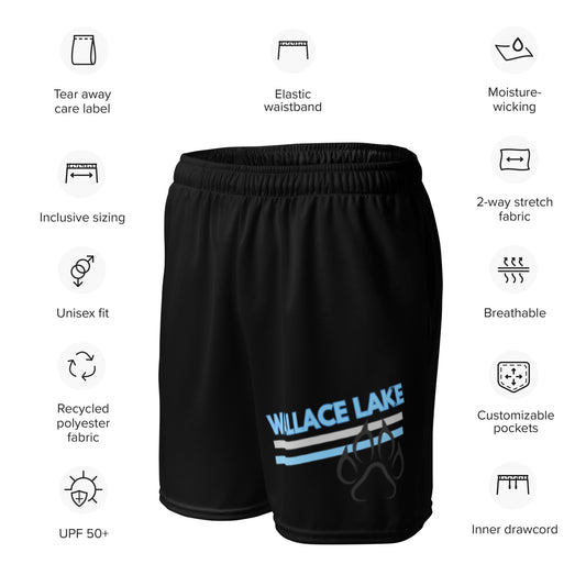 Wallace Lake Adult Unisex mesh shorts