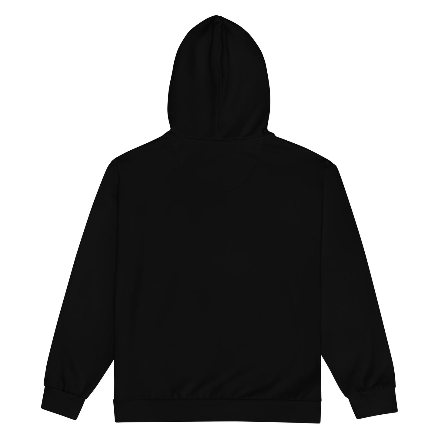 360 Lifestyle Unisex zip hoodie in Solid Black