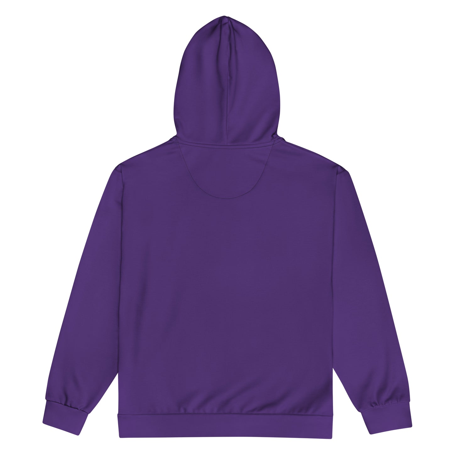 360 Lifestyle Unisex zip hoodie in Solid Purple