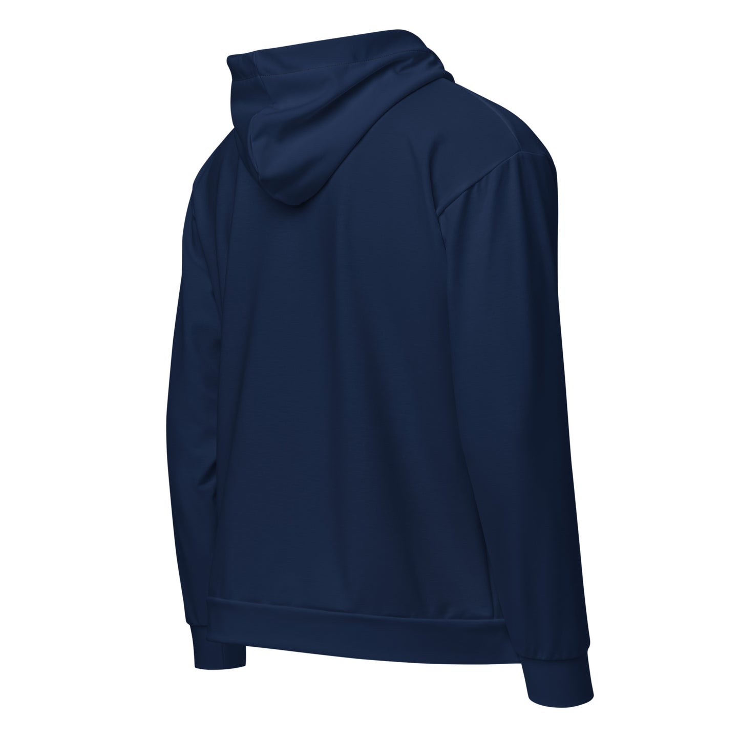 360 Lifestyle Unisex zip hoodie in Solid Navy