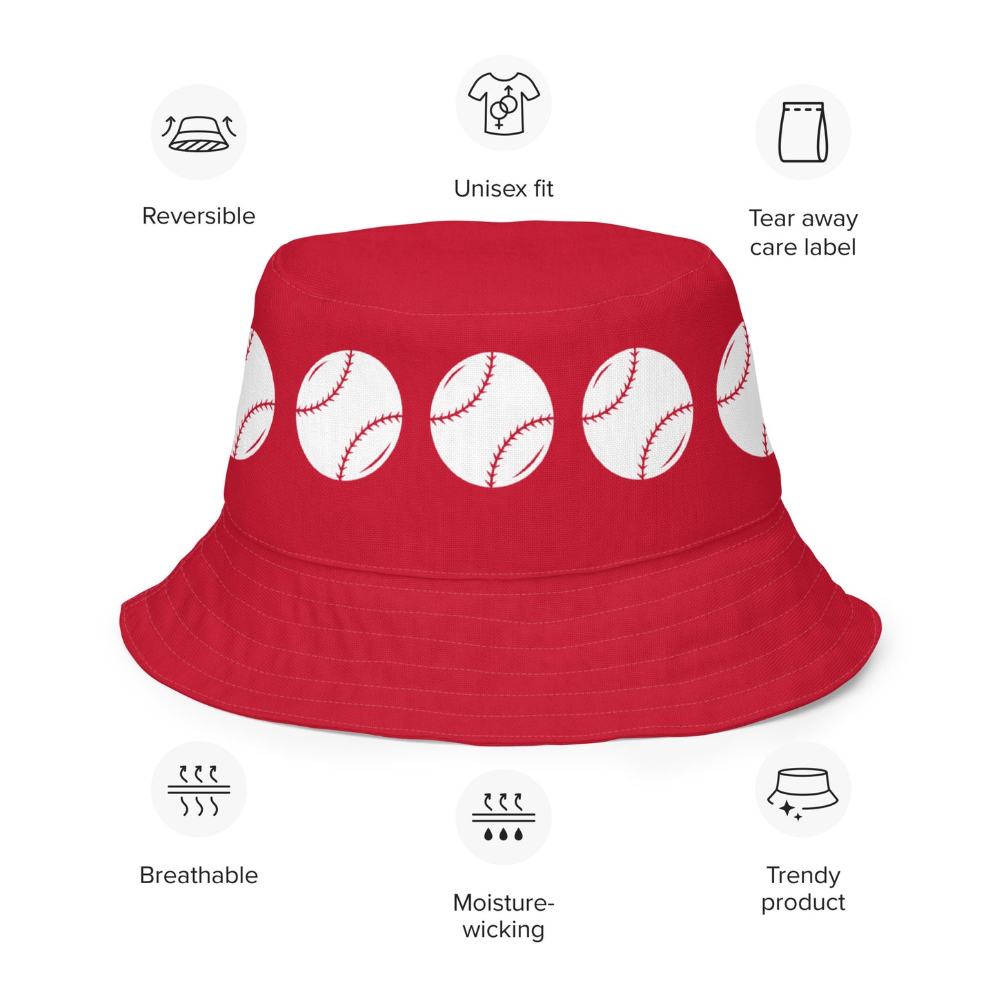 Baseball Reversible bucket hat ilmt