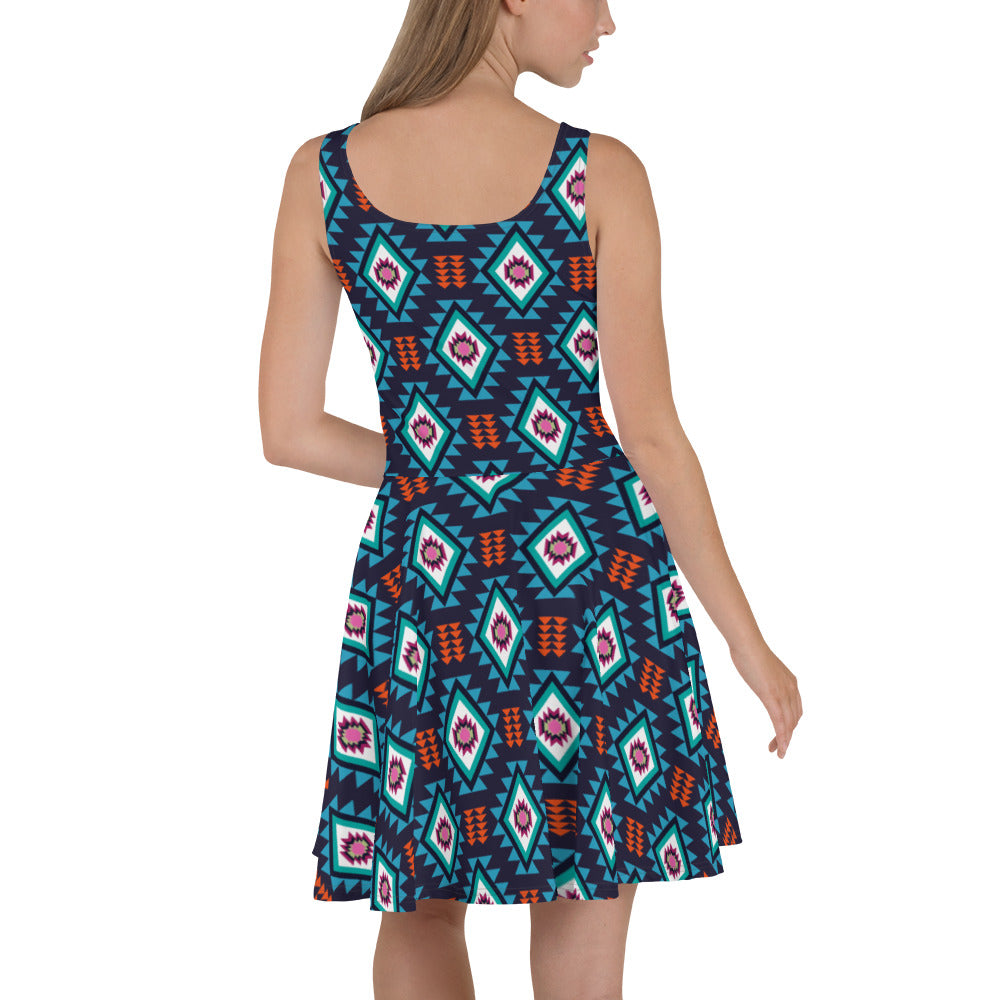 360 Lifestyle Flared Dress in Arizona Print