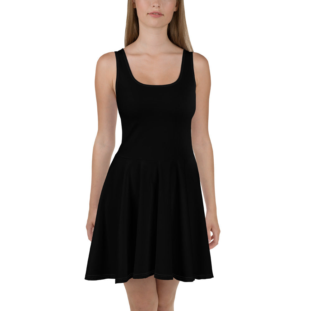 360 Lifestyle Flared Dress Solid Black