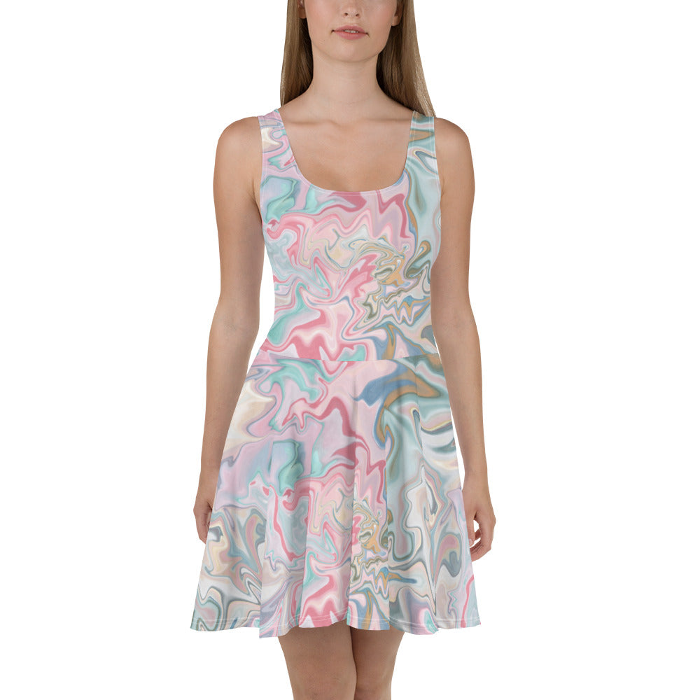 360 Lifestyle Flared Dress in Pink Bliss