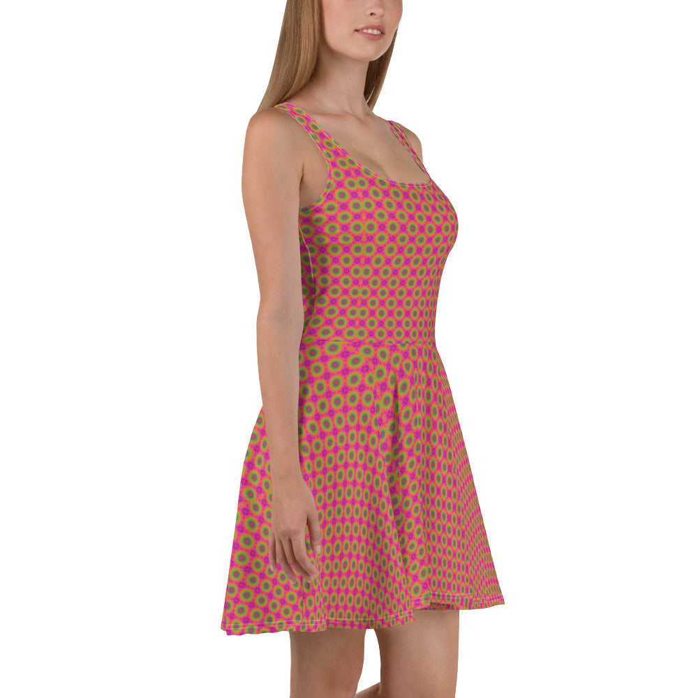 360 Lifestyle Flared  Dress Watermelon Sugar pattern