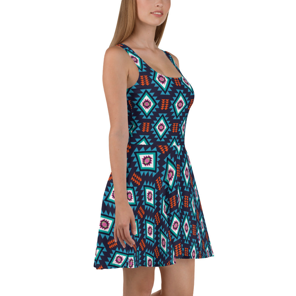 360 Lifestyle Flared Dress in Arizona Print