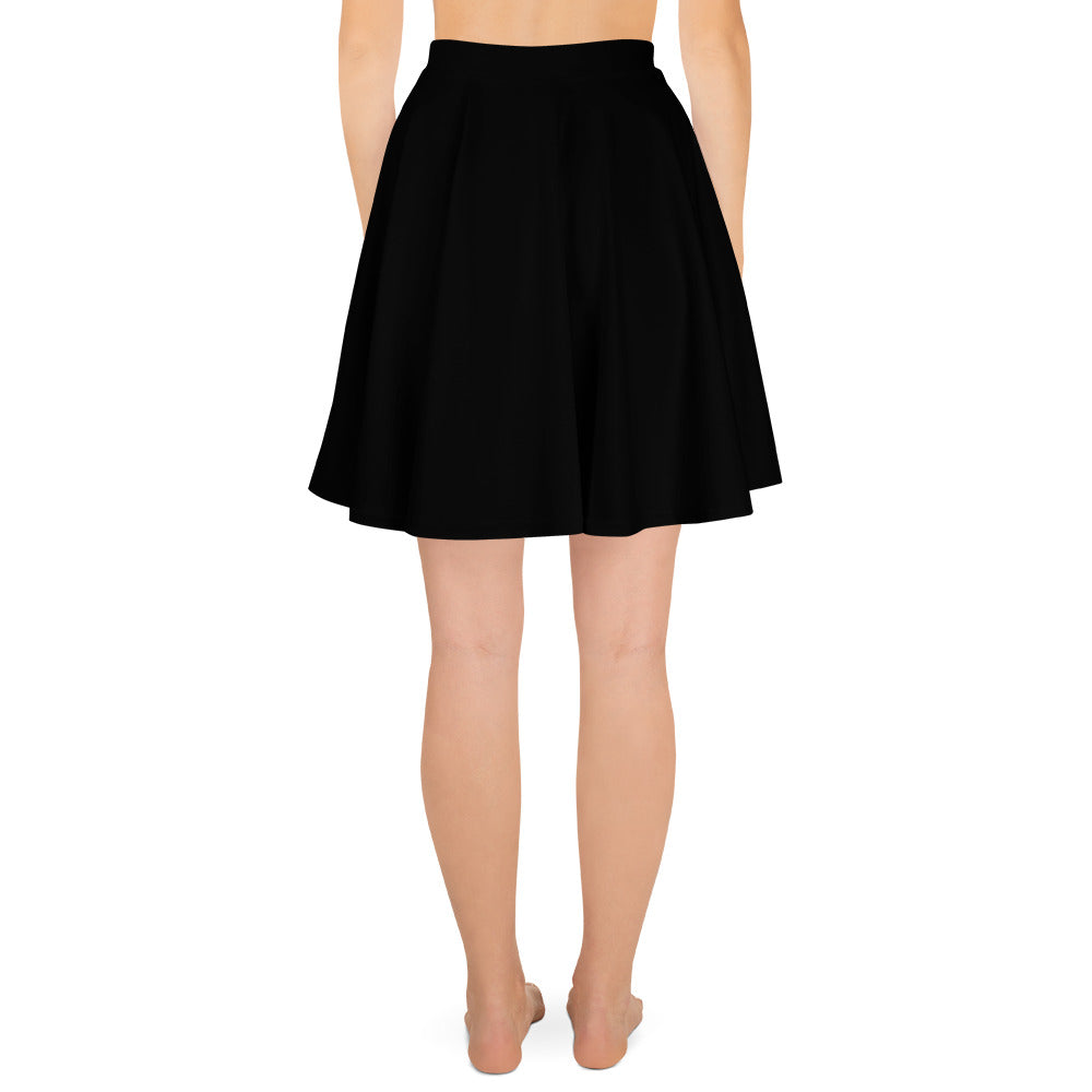 360 Lifestyle Flared Skirt Solid Black