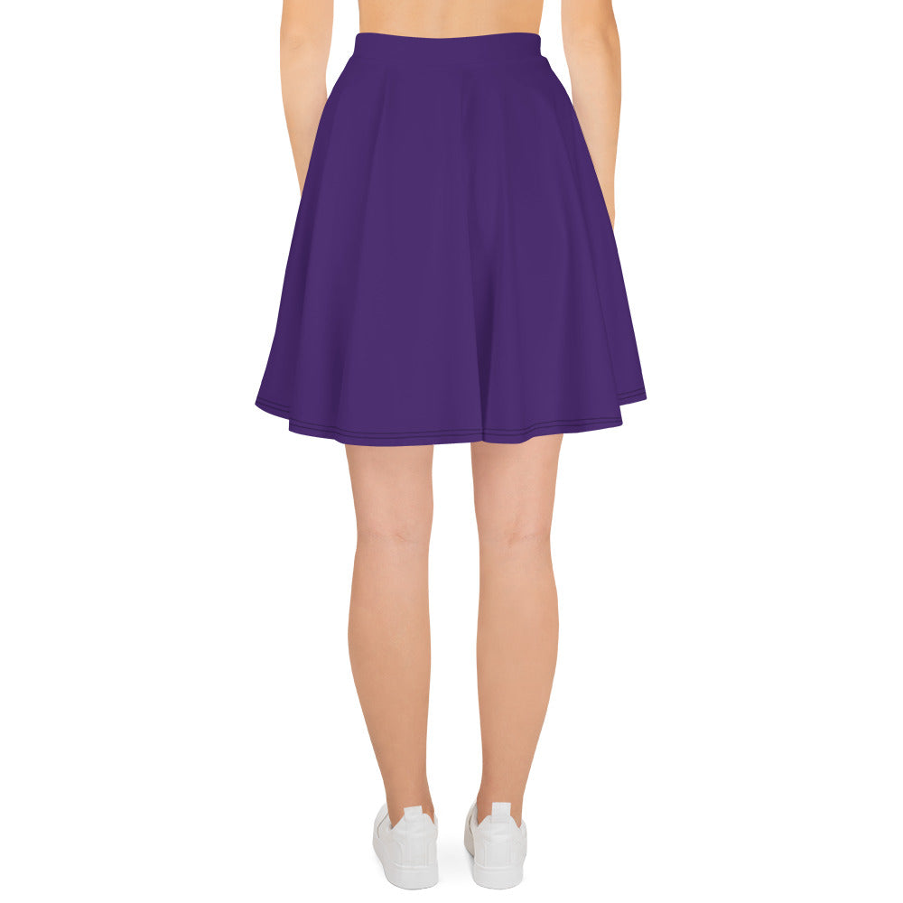 360 Lifestyle Flared Skirt in Solid Purple