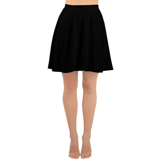 360 Lifestyle Flared Skirt Solid Black