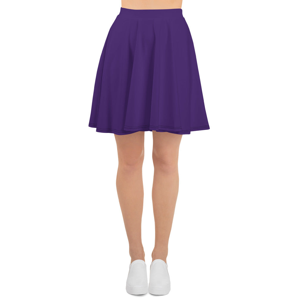 360 Lifestyle Flared Skirt in Solid Purple