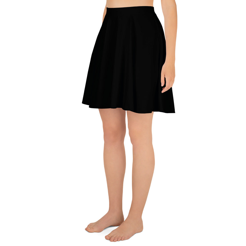 360 Lifestyle Flared Skirt Solid Black