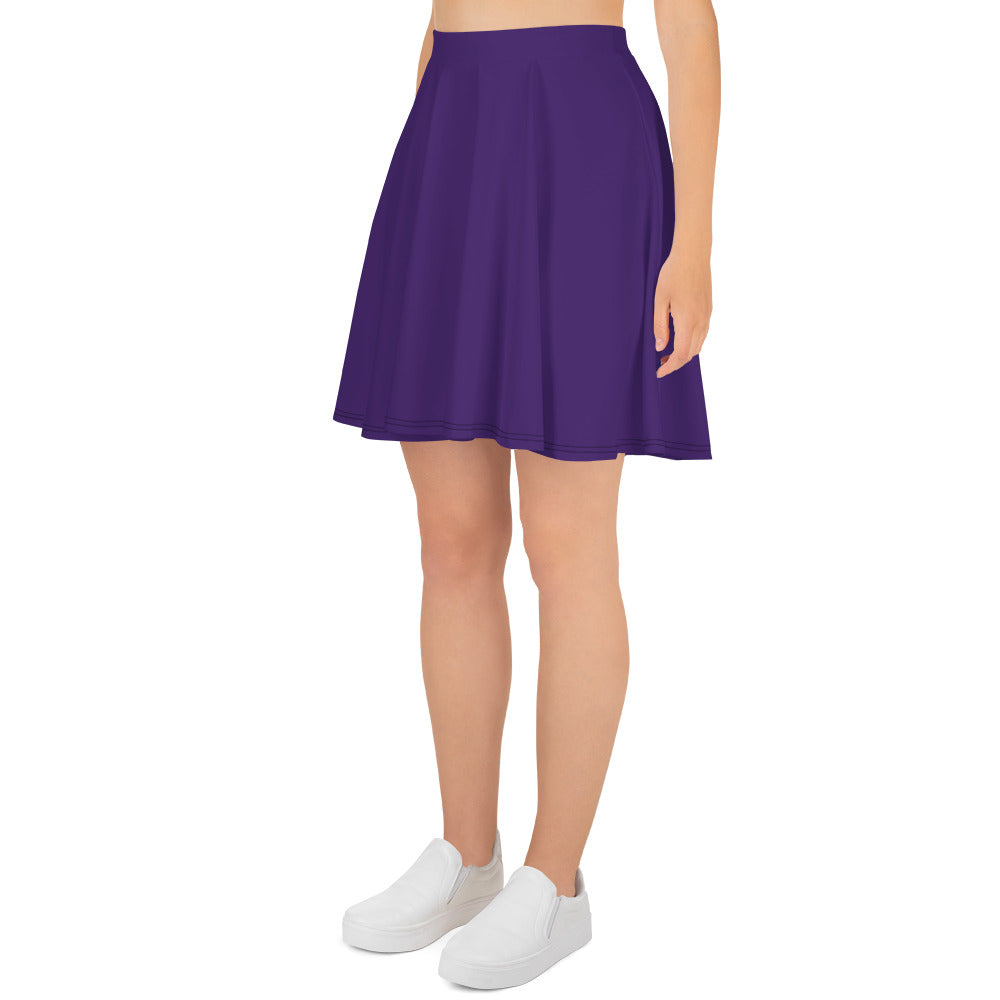 360 Lifestyle Flared Skirt in Solid Purple