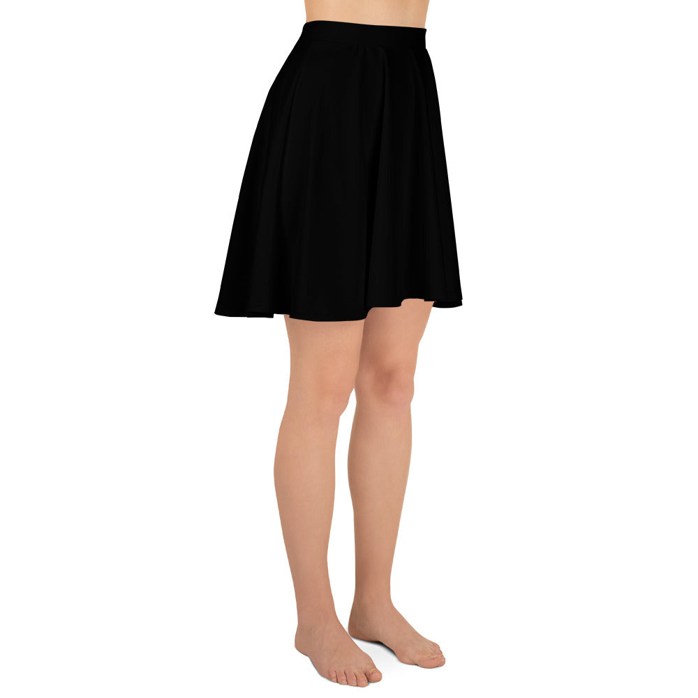 360 Lifestyle Flared Skirt Solid Black