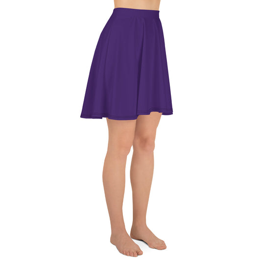 360 Lifestyle Flared Skirt in Solid Purple