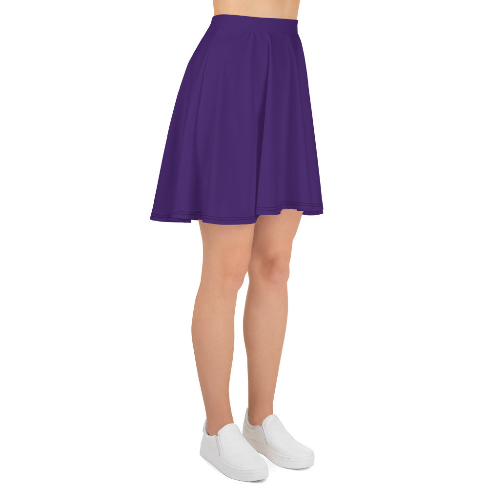 360 Lifestyle Flared Skirt in Solid Purple